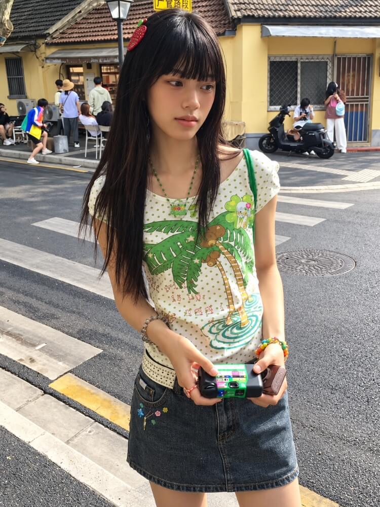Litlookz Studio Tropical Baby Tee