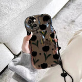 Litlookz Studio Tulip Bubble Clear Phone Case, view 2