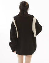 Litlookz Studio Turtleneck Zip-Up Cardigan, view 4