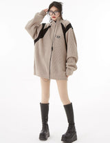 Litlookz Studio Turtleneck Zip-Up Cardigan, view 5