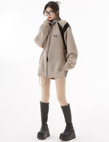 Litlookz Studio Turtleneck Zip-Up Cardigan, view 6