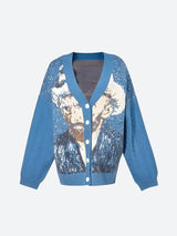 Litlookz Studio Van Gogh Self Portrait Cardigan, view 4