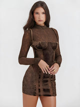 Litlookz Studio Velvet Mini Dress, view 2