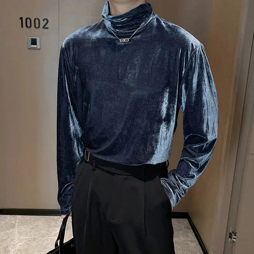 Litlookz Studio Velvet Turtle Neck Top