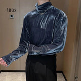 Litlookz Studio Velvet Turtle Neck Top, view 2