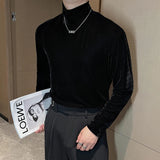Litlookz Studio Velvet Turtle Neck Top, view 4