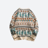 Litlookz Studio Vintage Animal Figures Knitted Sweater, view 6