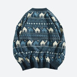 Litlookz Studio Vintage Camel Knitted Sweater, view 6
