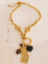 Litlookz Studio Vintage Chunky Charm Necklace, view 3