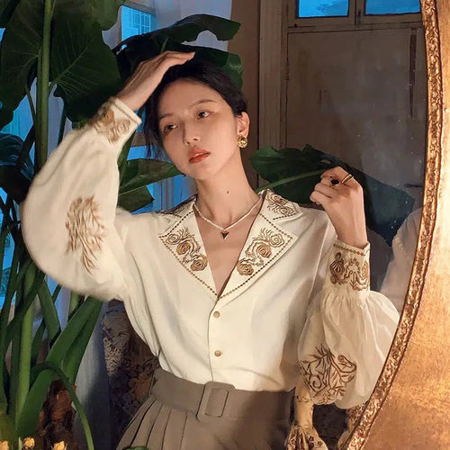 Litlookz Studio Vintage Collar Shirt