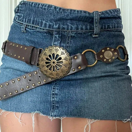 Litlookz Studio Vintage Ethnic Designed Buckle Belt