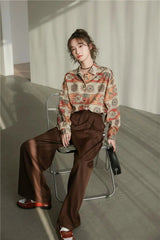 Litlookz Studio Vintage Figured Grandmacore Shirt, view 2