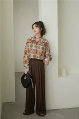 Litlookz Studio Vintage Figured Grandmacore Shirt, view 3