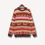 Litlookz Studio Vintage Fox Embroidered Christmas Sweater, view 3