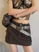 Litlookz Studio Vintage Heart Belt, view 2
