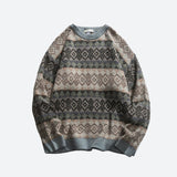 Litlookz Studio Vintage Jacquard Knitted Sweater, view 3