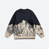 Litlookz Studio Vintage Mountain Knitted Sweater, view 2