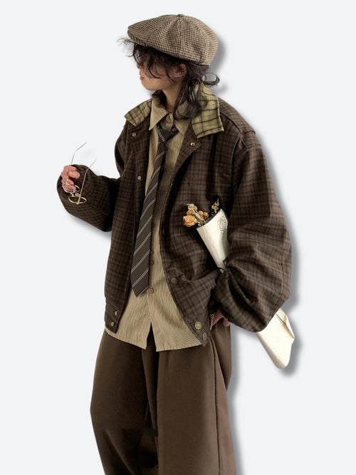 Litlookz Studio Vintage Plaid Jacket