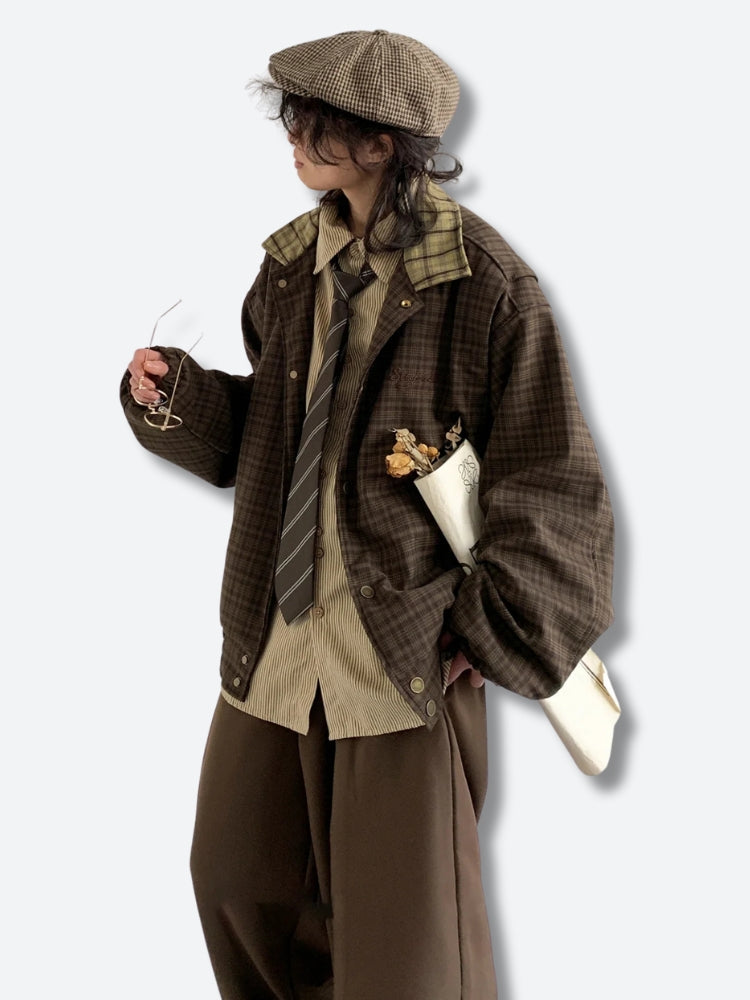 Litlookz Studio Vintage Plaid Jacket
