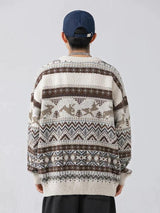 Litlookz Studio Vintage Rabbits Knitted Sweater, view 2