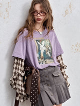 Litlookz Studio Vinyl Rabbit Layered Tee, view 2