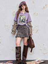 Litlookz Studio Vinyl Rabbit Layered Tee, view 3