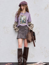 Litlookz Studio Vinyl Rabbit Layered Tee, view 4
