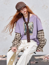 Litlookz Studio Vinyl Rabbit Layered Tee, view 6