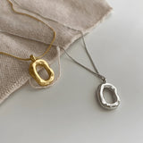 Litlookz Studio Wavy Ellipse Necklace, view 2