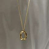 Litlookz Studio Wavy Ellipse Necklace, view 3