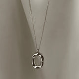 Litlookz Studio Wavy Ellipse Necklace, view 4