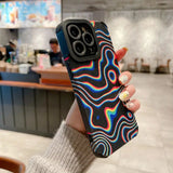Litlookz Studio Wavy Rainbow Phone Case, view 2