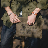 Litlookz Studio Waxed Canvas Clutch Bag, view 2