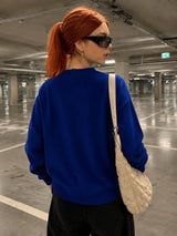 Litlookz Studio Weirdcore Alien Face Knit Sweater, view 2