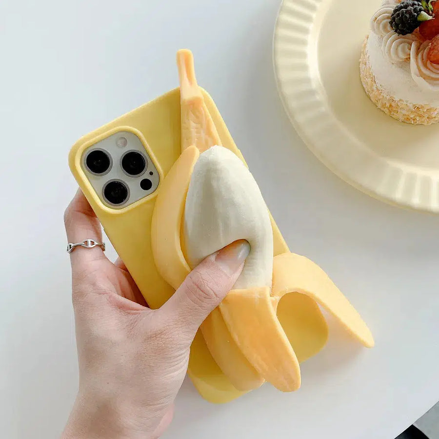 Litlookz Studio Weirdcore Banana Phone Case