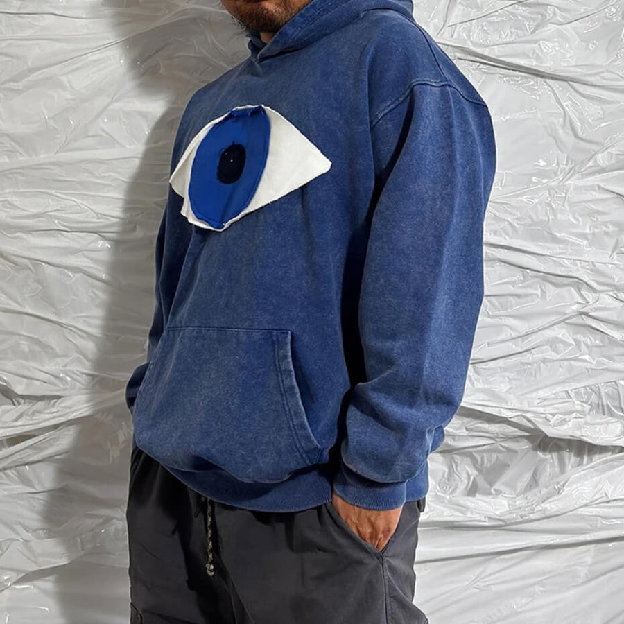 Litlookz Studio Weirdcore Big Eye Hoodie