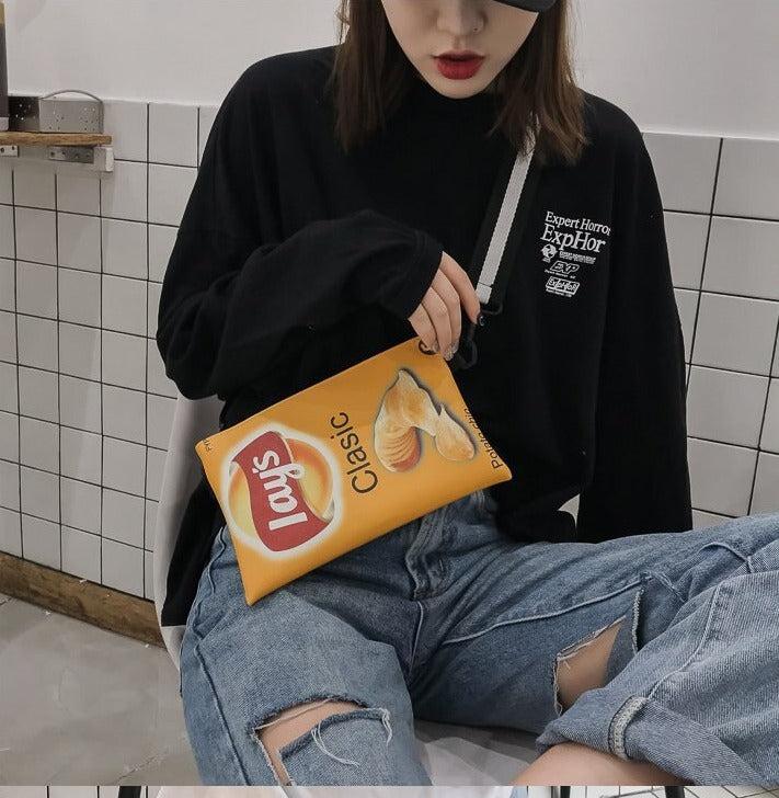 Litlookz Studio Weirdcore Chips Crossbody Bag