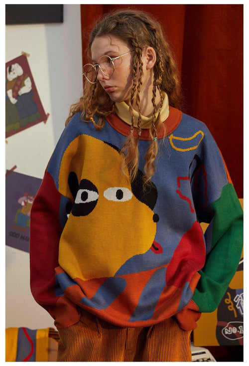 Litlookz Studio Weirdcore Dog Sweater