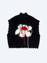 Litlookz Studio Weirdcore Flower Embroidered Knitted Sweater Vest, view 2