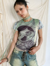 Litlookz Studio Weirdcore Graphic Baby Tee, view 3
