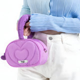 Litlookz Studio Weirdcore Heart Puffer Handbag, view 2