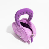Litlookz Studio Weirdcore Heart Puffer Handbag, view 4