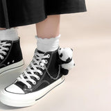 Litlookz Studio Weirdcore Panda Canvas Shoes, view 2