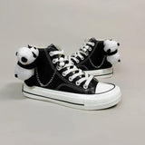Litlookz Studio Weirdcore Panda Canvas Shoes, view 3