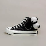 Litlookz Studio Weirdcore Panda Canvas Shoes, view 4
