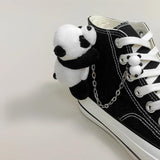 Litlookz Studio Weirdcore Panda Canvas Shoes, view 6