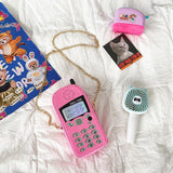 Litlookz Studio Weirdcore Retro Mobile Phone Shaped Handbag, view 2