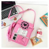 Litlookz Studio Weirdcore Retro Phone Shaped Crossbody Bag, view 2