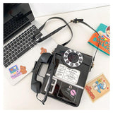 Litlookz Studio Weirdcore Retro Phone Shaped Crossbody Bag, view 6