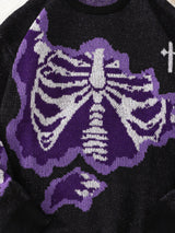 Litlookz Studio Weirdcore Skeleton Sweater, view 5